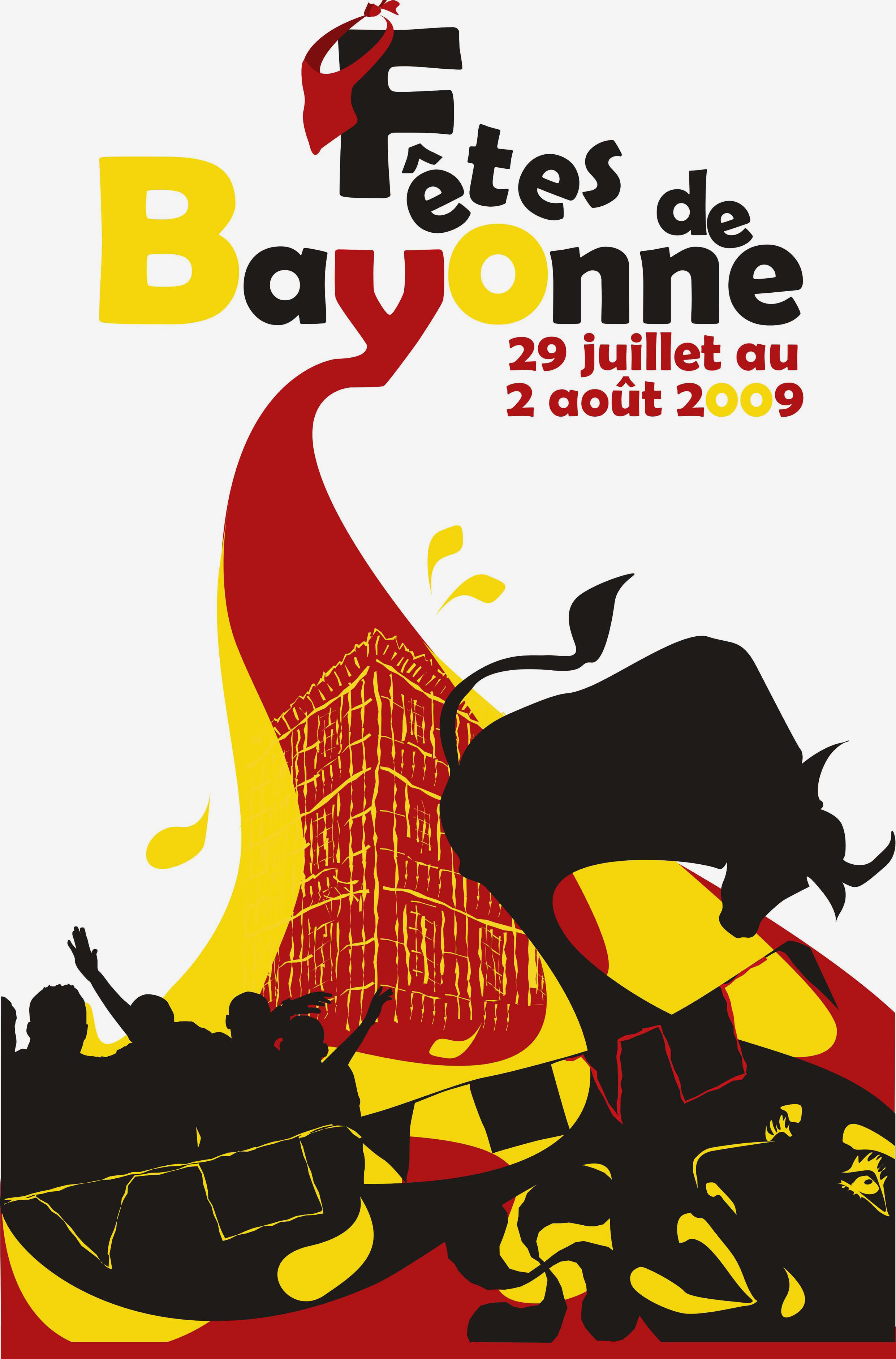 Affiche Fêtes de Bayonne AliceGraphiste AliceGraphiste